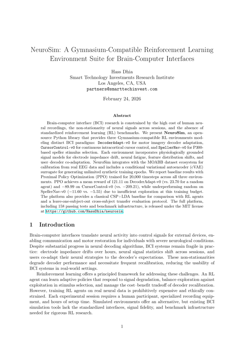 NeuroSim paper title page