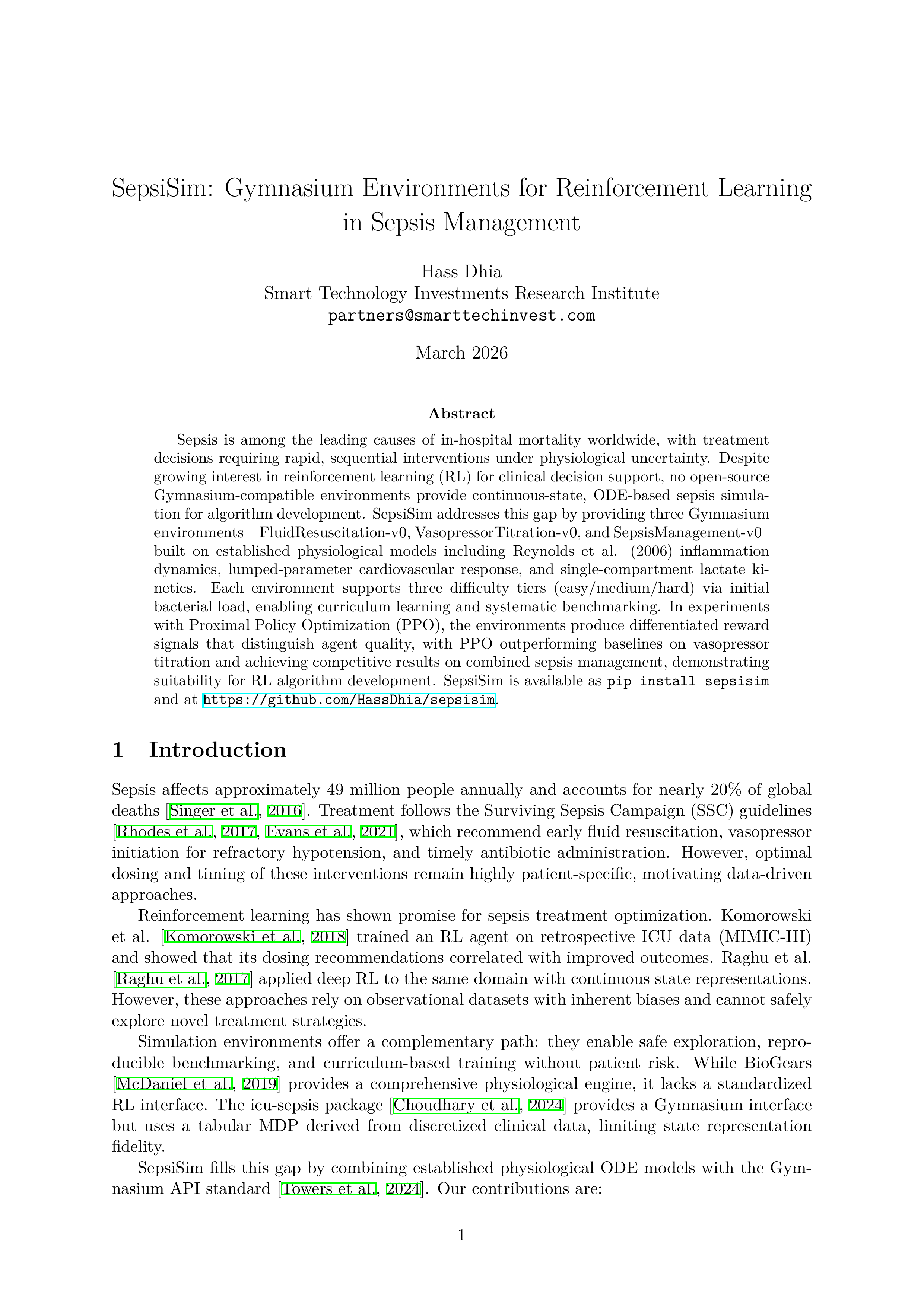 SepsiSim paper title page