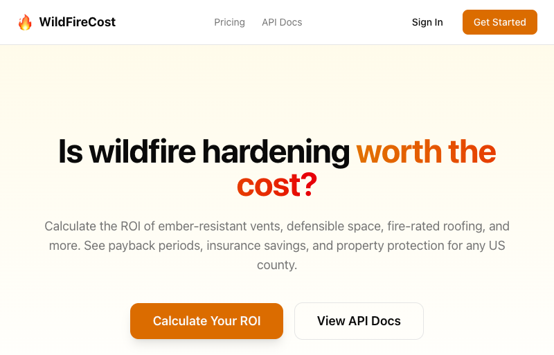 WildFireCost